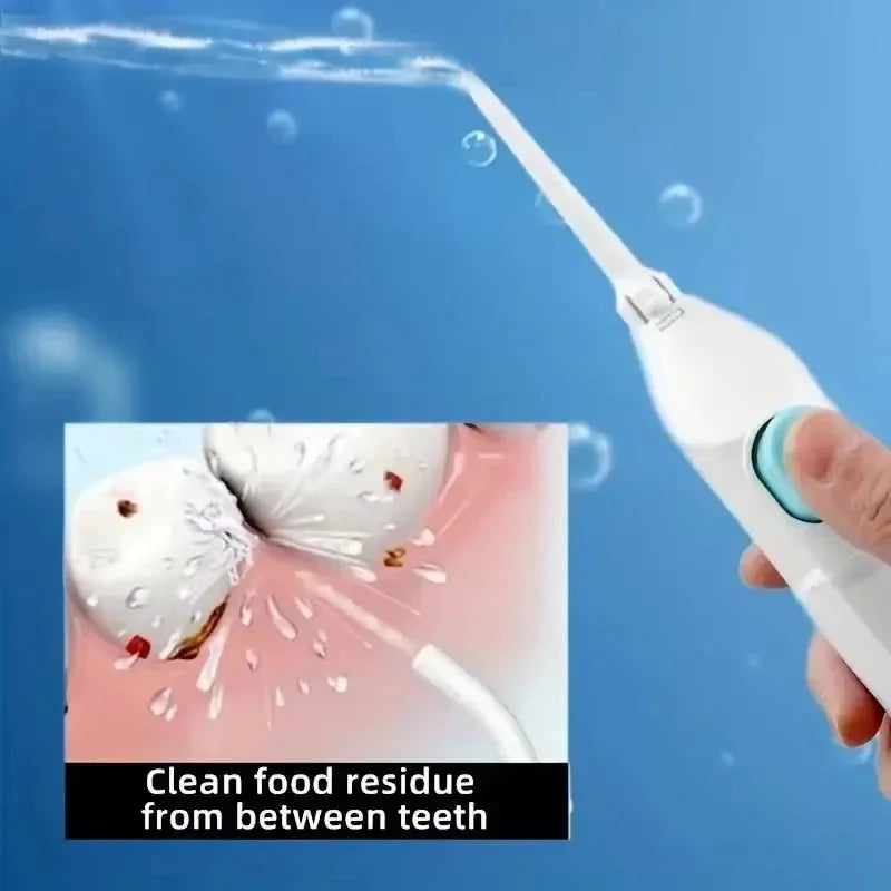 Portable Manual High Pressure Oral Irrigator Water Flosser Oral Irrigator Babs