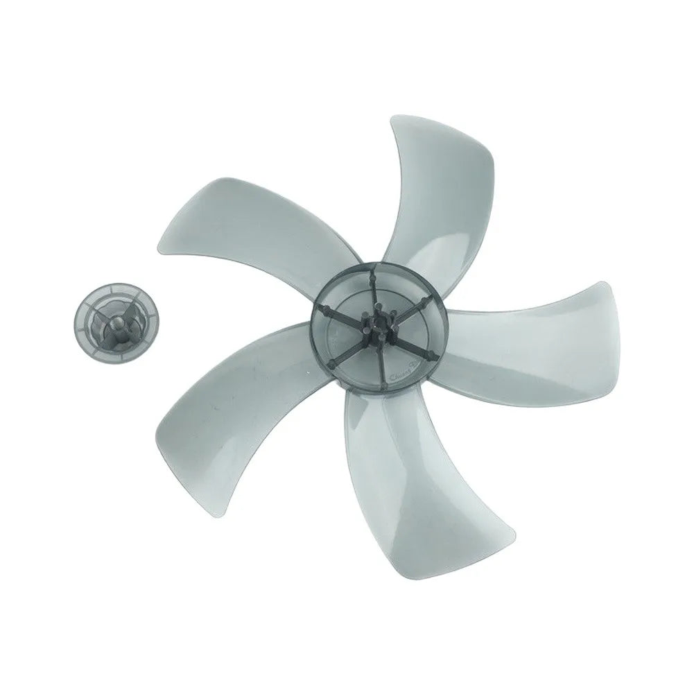12-Inch 5-Leaf Replacement Fan Blade Set with Nut Cover Fan Blade Set Babs