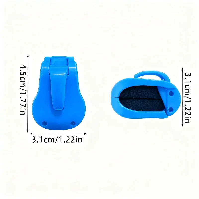2-Pack Quick-Attach Fishing Rod Clips – 1-Hand Holder Blue Fishing Rod Clip Babs