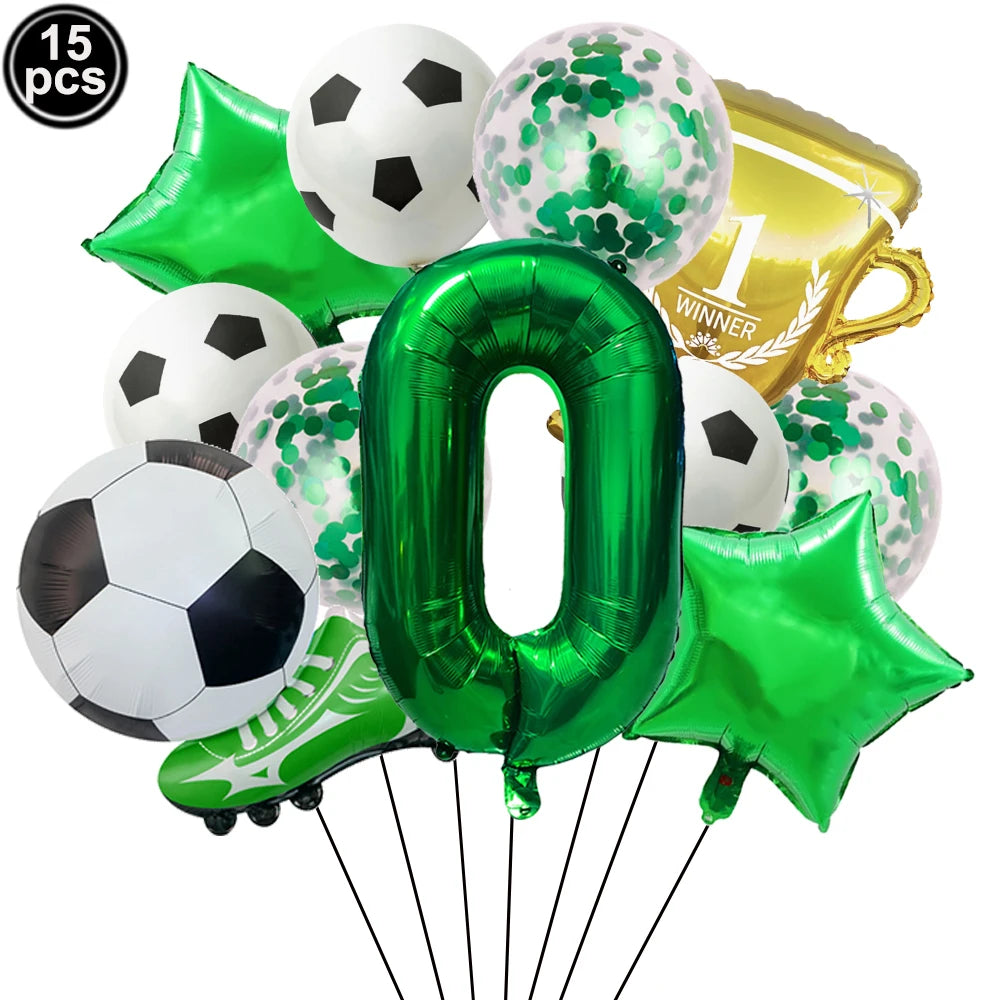 32" Soccer Ball Foil Balloon Set – Kids Birthday Party Decor