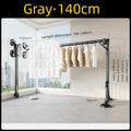 Suction Cup Folding Clothes Drying Rack – Retractable Large Clothes Drying Rack Babs Gray-Lift-1.4M