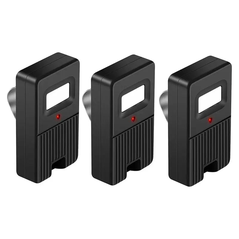 310MHz Garage Door Remote 8 DIP Switch 3-Pack – 164FT Range Garage Door Remote Babs Black
