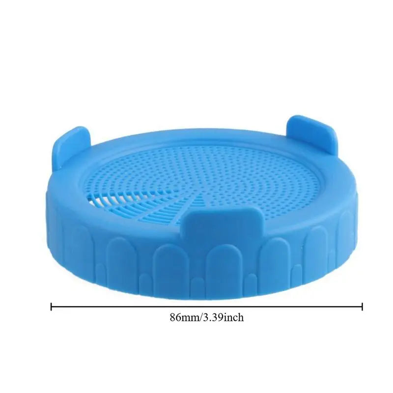 2-Pack Wide Mouth Jar Sprouting Strainer Lids for Mason Jars Sprouting Strainer Lids Babs