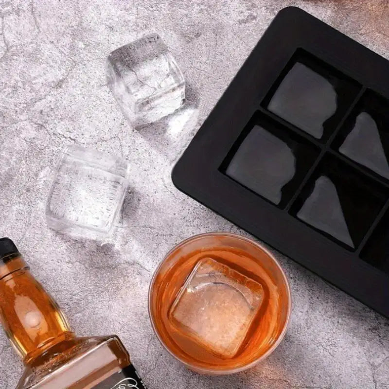 2-Pack Large Silicone Ice Cube Molds – Square & Ball Trays Ice Cube Mold Babs