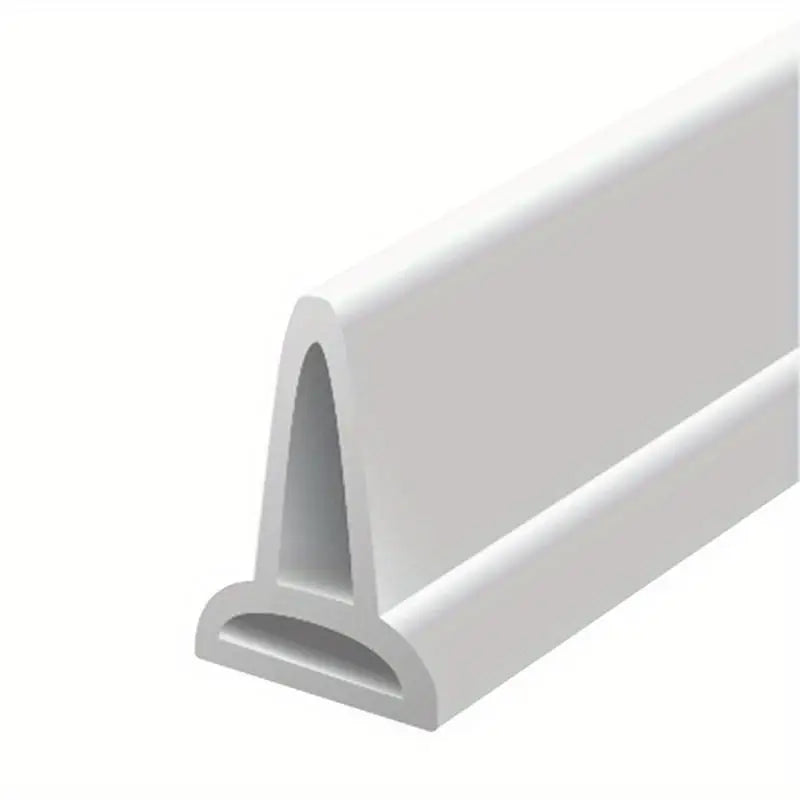 30mm Rubber Bathroom Water Baffle Strip – 1M Waterproof Separator Bathroom Baffle Strip Babs white