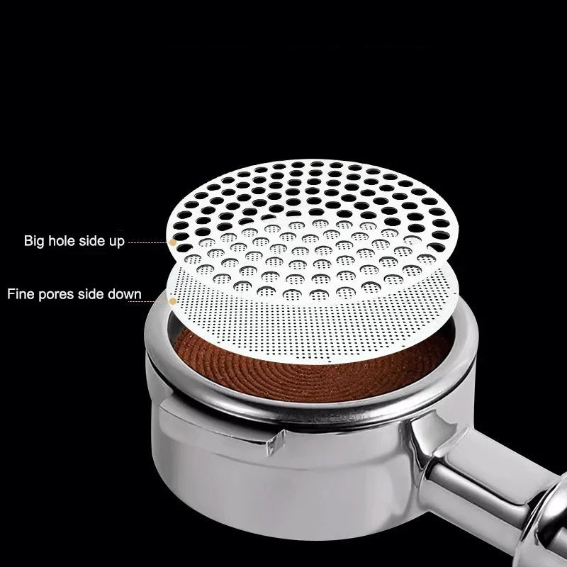 Reusable Espresso Puck Screen 51/53/58mm – Stainless Steel Espresso Puck Screen Babs