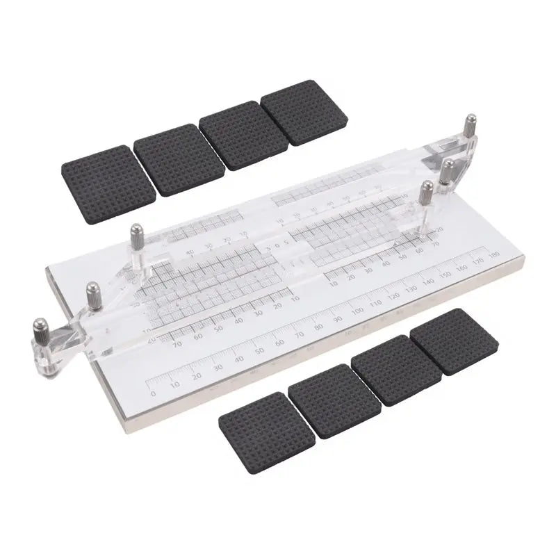 Eyeglass Frame Tester – Pupil Height & Parallelism Ruler Optical Measuring Ruler Babs