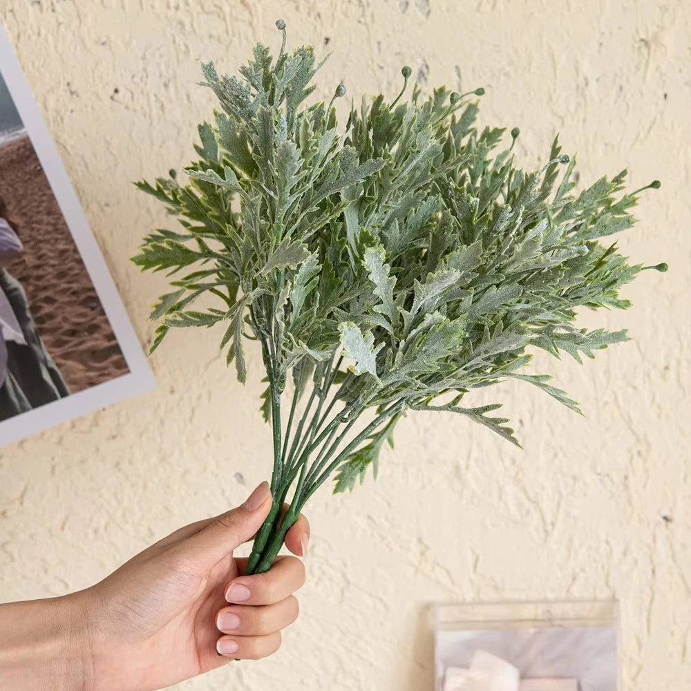 Artificial Chrysanthemum Leaf Filler – Wedding & Wreath Décor Artificial Flower Filler Babs