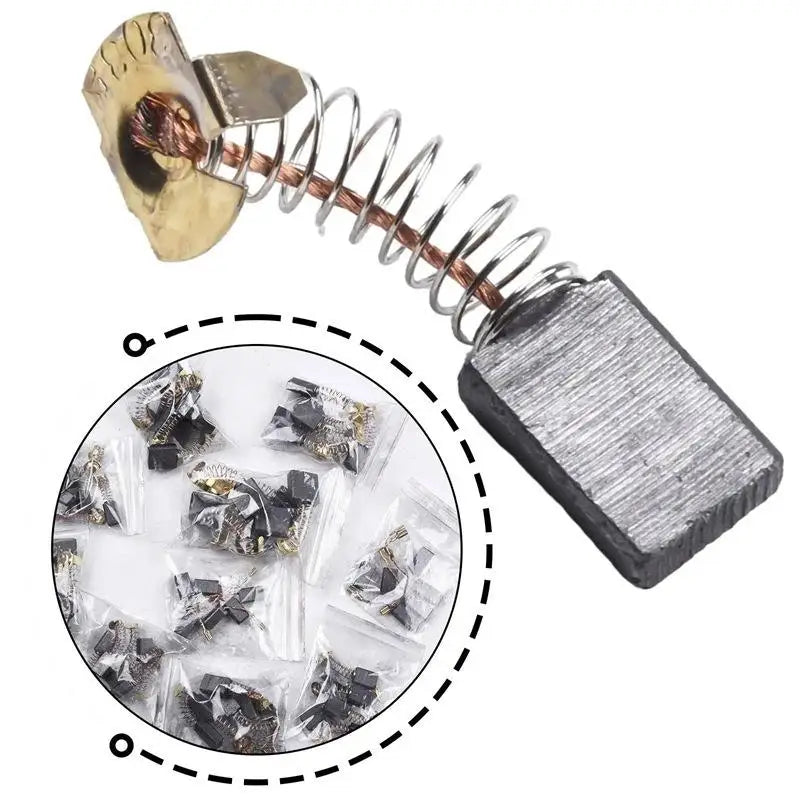 60-Piece Carbon Brush Set – 10 Sizes for Power Tools & Motors Carbon Brush Set Babs