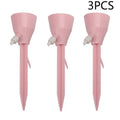 Adjustable Plant Watering Spikes – Auto Drip Irrigation (3 Pcs) Drip Irrigation Spike Babs Pink3pcs