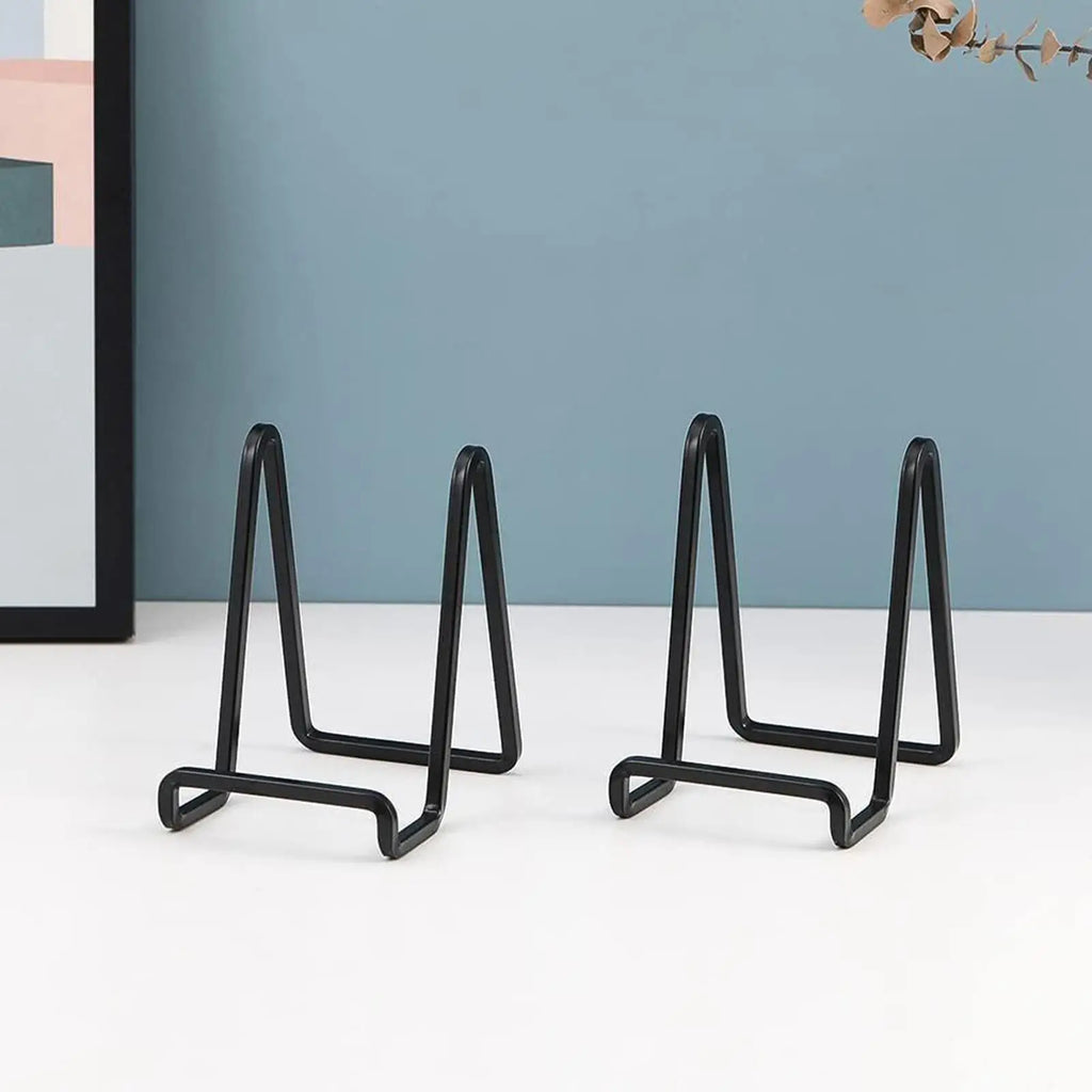 Metal Plate Display Stand – Picture Easel & Photo Holder Plate Display Stand Babs