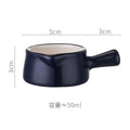 Ceramic Dipping Bowl – Sauce & Seasoning Dish for Kitchen Ceramic Dipping Bowl Babs black
