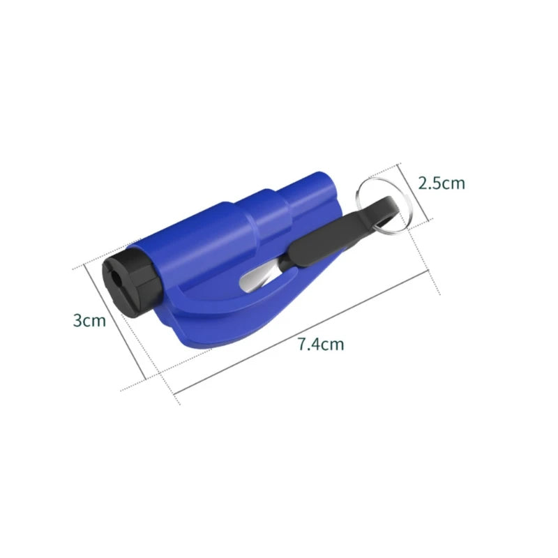 Mini Car Emergency Glass Breaker Safety Hammer Keychain Emergency Safety Tool Babs
