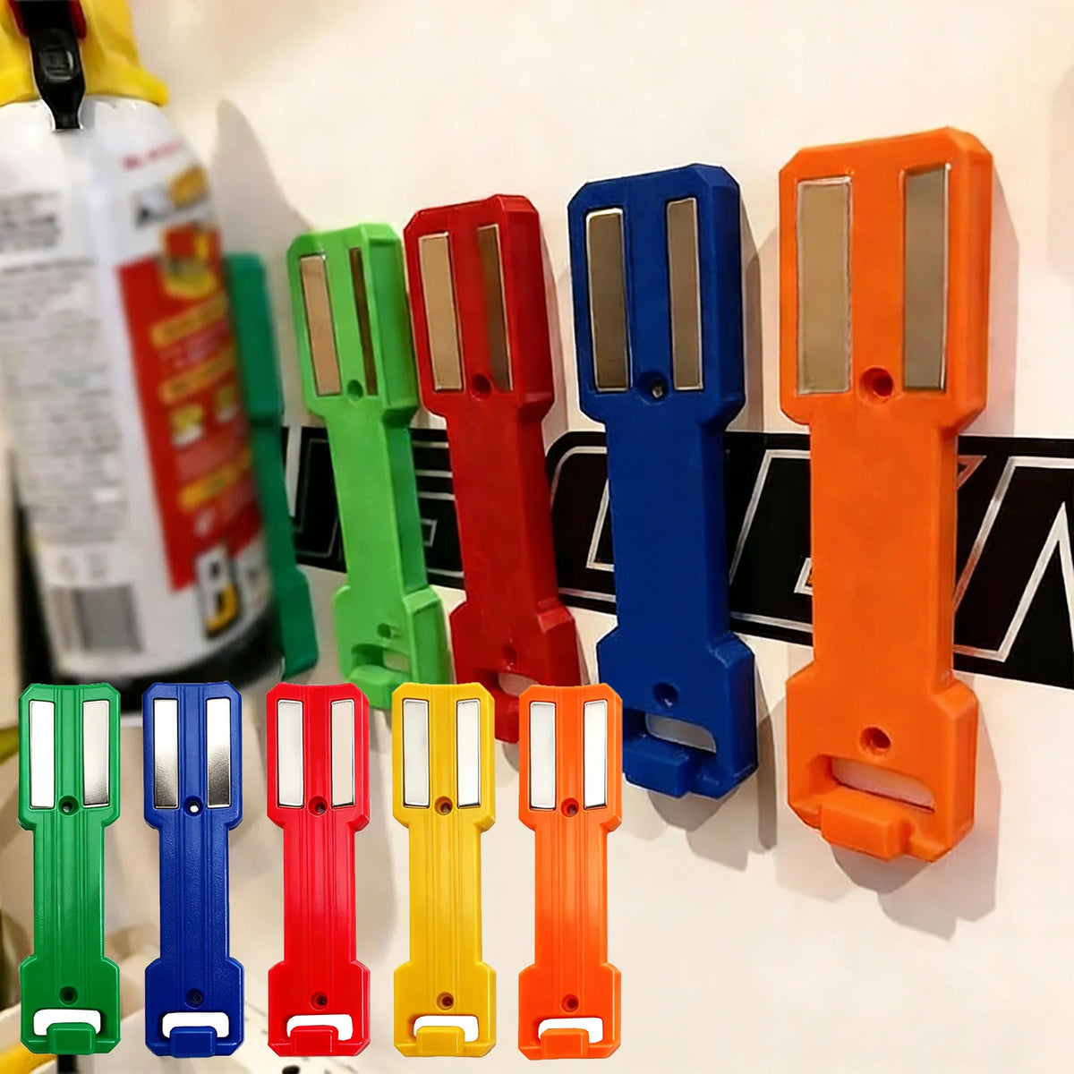 3D Magnetic Aerosol Can Holder – Tool-Free Spray Can Rack Magnetic Can Rack Babs