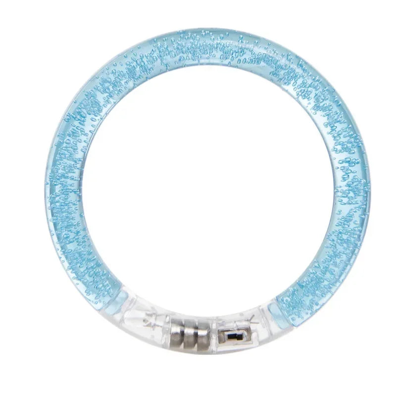 LED Light Up Glow Bracelet Watch – Party, Halloween & Cosplay LED Glow Bracelet Babs blue bubble