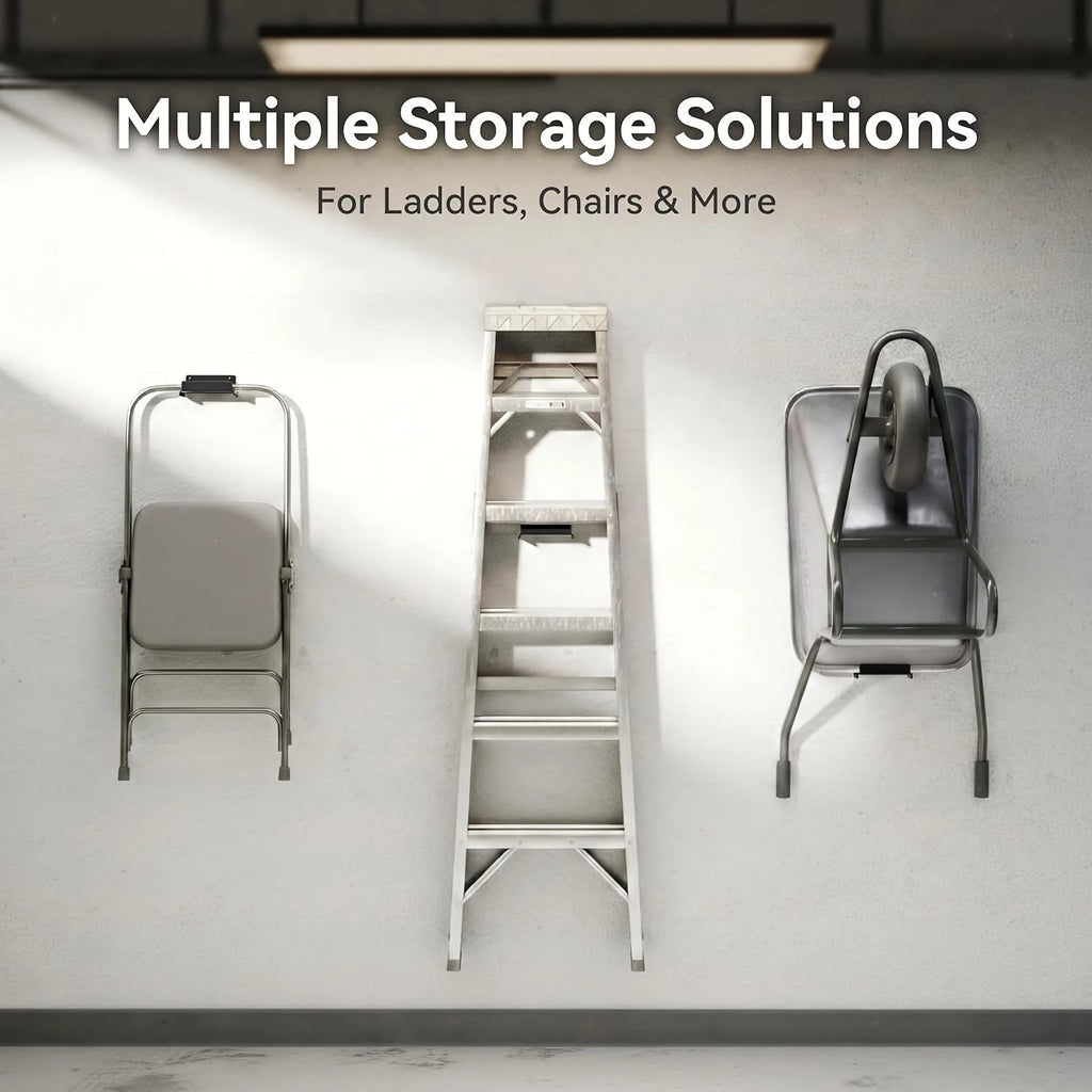 Heavy Duty Garage Wall Ladder Hook & Storage Rack Organizer Garage Wall Hook Rack Babs