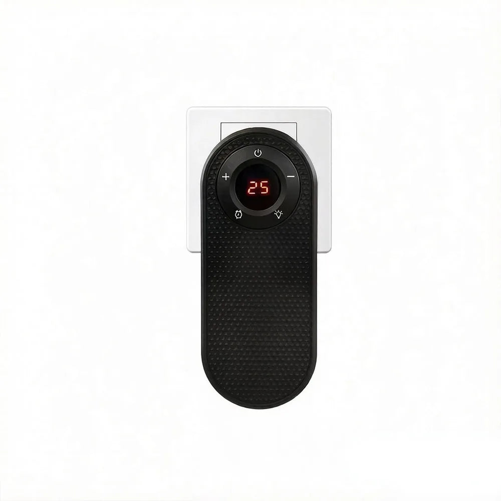 HOMEFISH Wall-Mounted Space Heater with Night Light Wall-Mounted Heater Babs EU standard