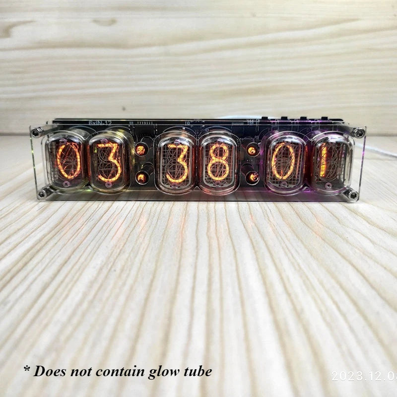 IN-12 Nixie Tube Clock Base – DIY Glow Tube Desk Clock Housing Nixie Clock Base Babs