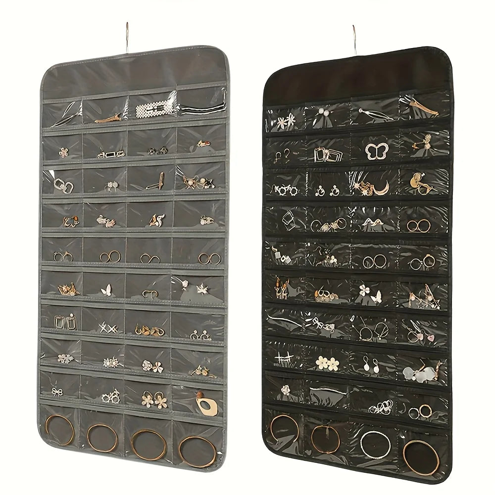 Double-Sided Hanging Jewelry Storage Bag – Foldable Organizer Jewelry Storage Bag Babs