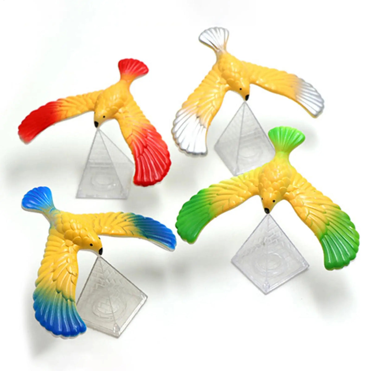 Balancing Eagle Gravity Toy with Pyramid Stand | Desk Decor Novelty Gravity Toy Babs
