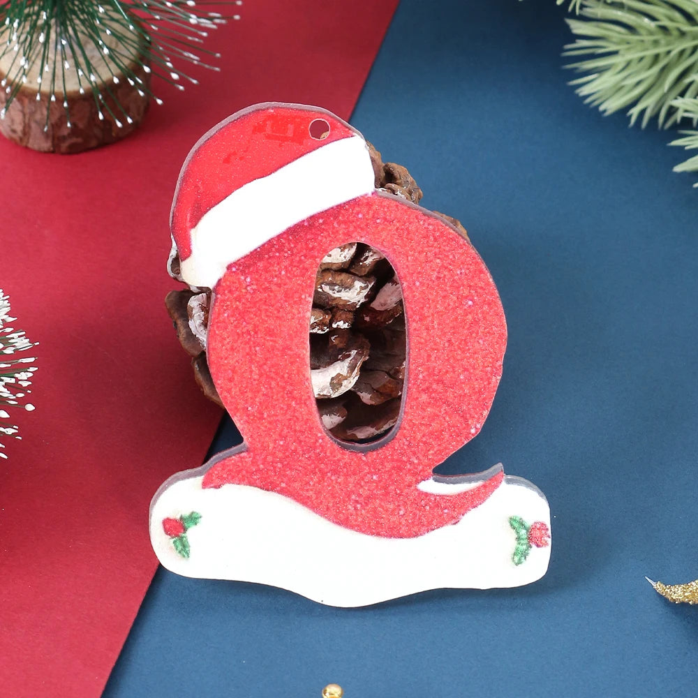 3D Alphabet Christmas Ornaments – DIY Letter Pendants