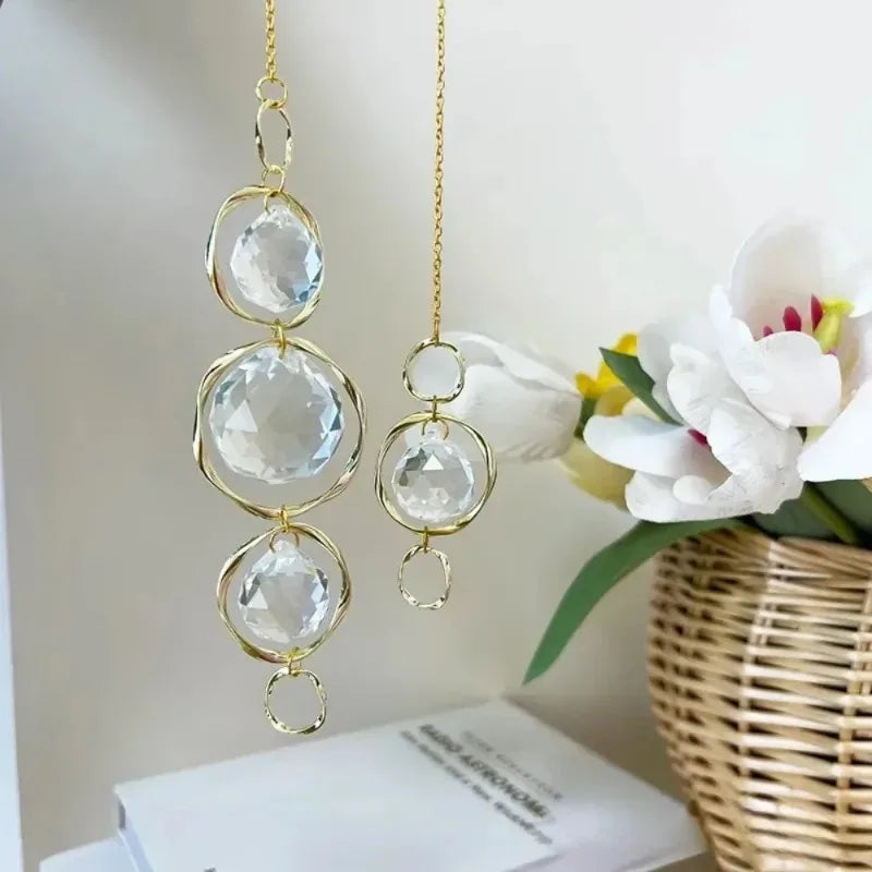 Crystal Suncatcher Rainbow Maker – Hanging Prism Decor 2pcs Crystal Suncatcher Babs