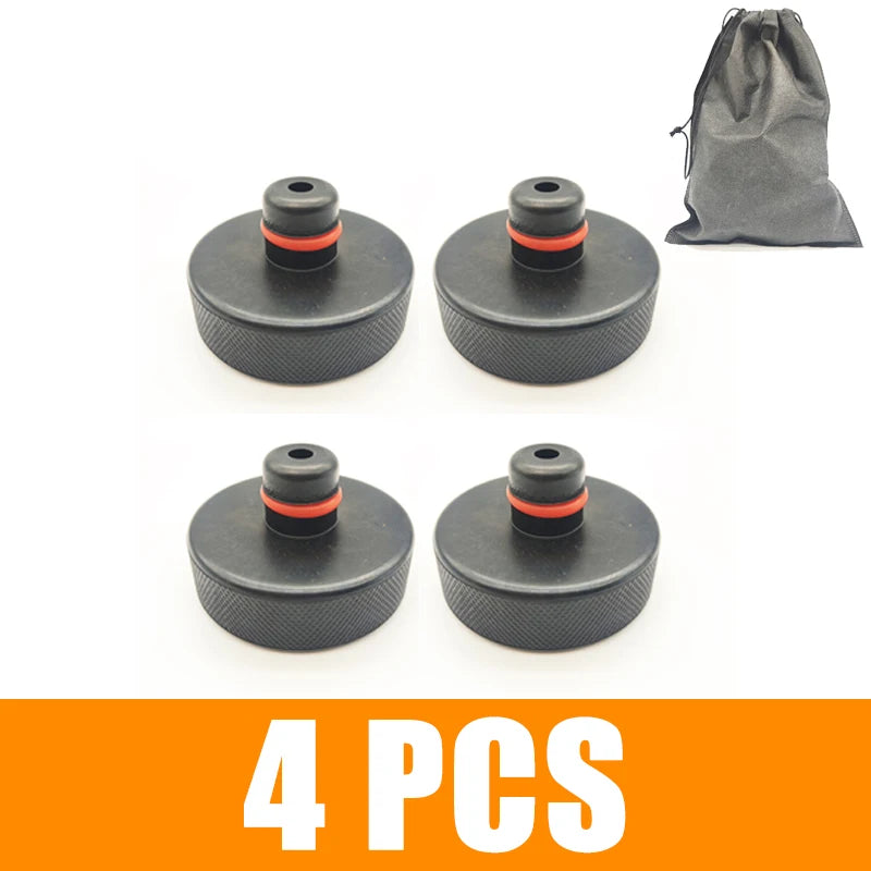 Tesla Model 3/S/X Rubber Jack Pad Adapter Set 4 Pcs + Case Jack Pad Adapter Babs 4 PCS