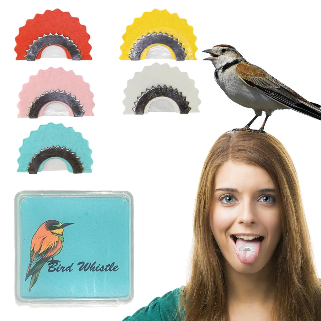 Bird Tongue Whistle 5-Pack – Fun Chirping Noise Maker Toy Novelty Whistle Toy Babs