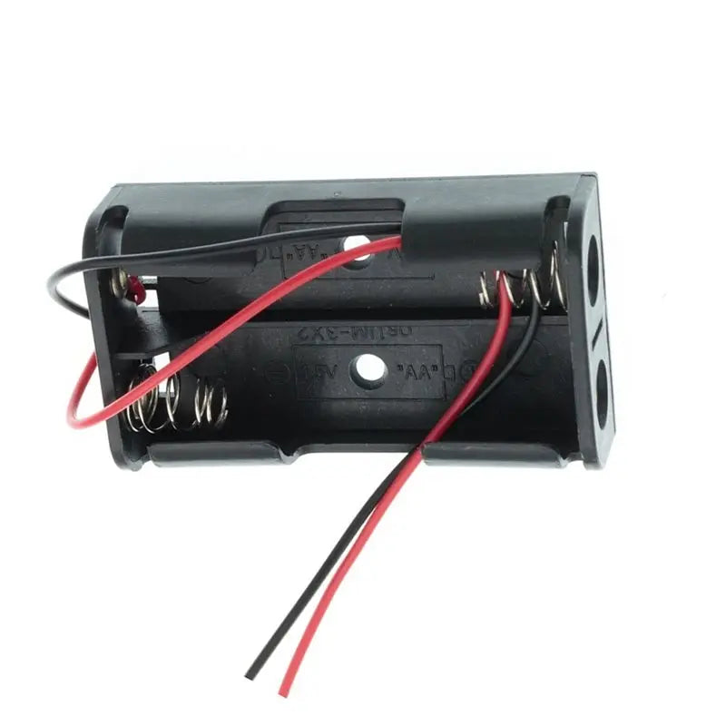 100-Pack 2AA Battery Holder with Wire Leads – DIY Electronics Battery Holder Pack Babs