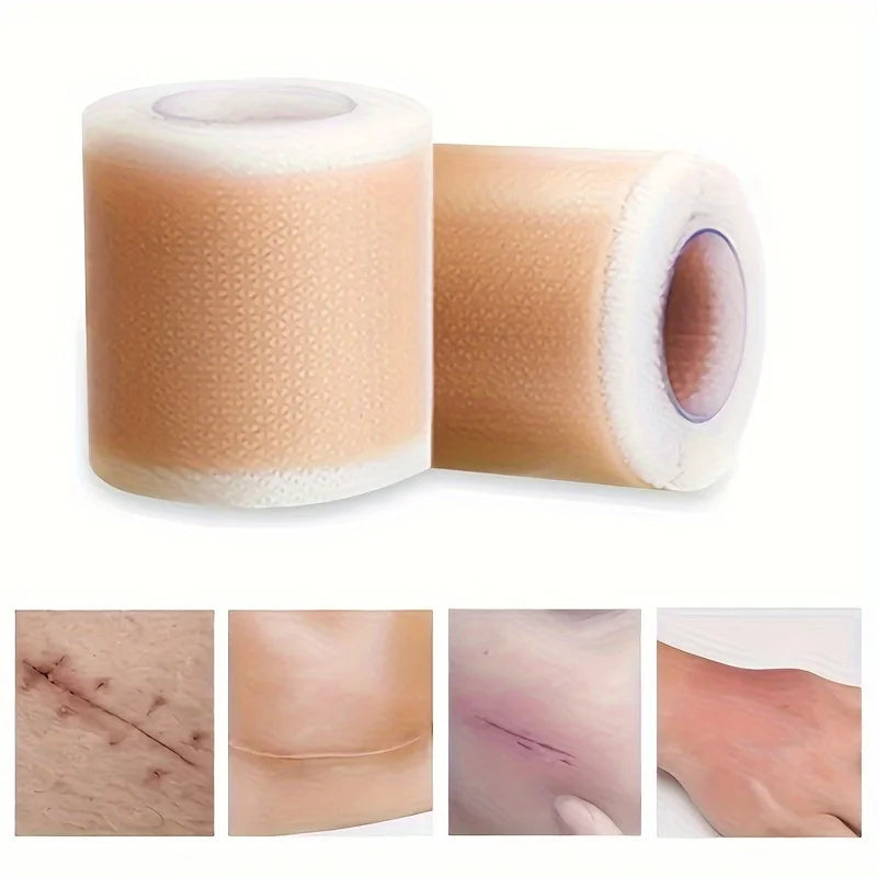 Silicone Scar Tape Roll – Gel Adhesive Cover Up Tape for Skin Silicone Scar Tape Babs