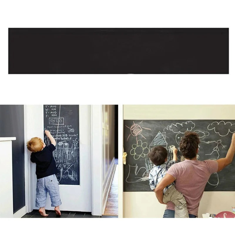 Removable Chalkboard Wall Sticker 45×200cm + 5 Chalk Sticks Chalkboard Wall Sticker Babs