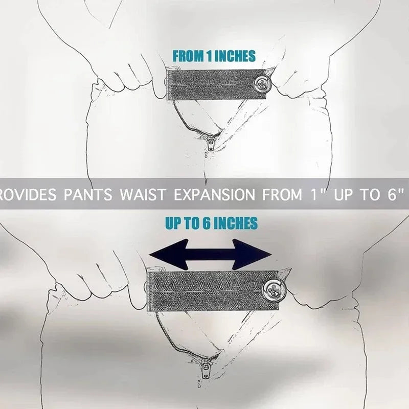 4pcs Elastic Waistband Button Extender – Maternity & Jeans Waistband Button Extender Babs