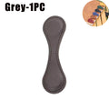 Vintage PU Leather Magnetic Bookmark – Handmade Double-Sided Decorative Bookmark Babs Grey-1PC