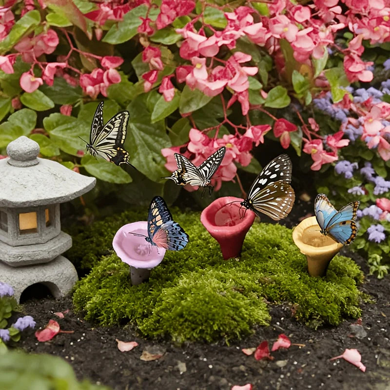 Flower Shape Bee Drinking Fountain & Resin Water Feeder Bee Water Feeder Babs