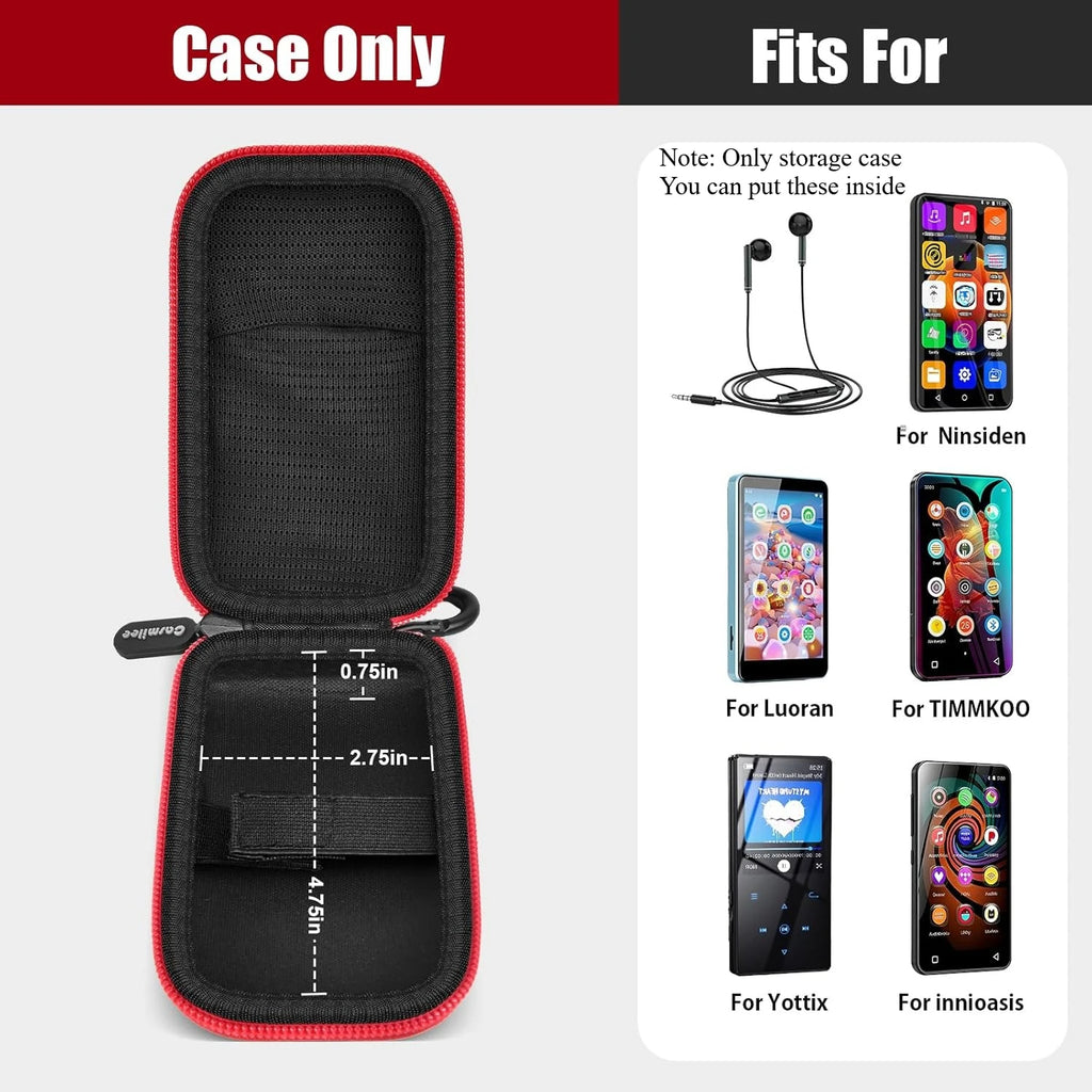 EVA MP3 MP4 Player Case for Innioasis & AGPTEK | Kids Travel MP3 Player Case Babs