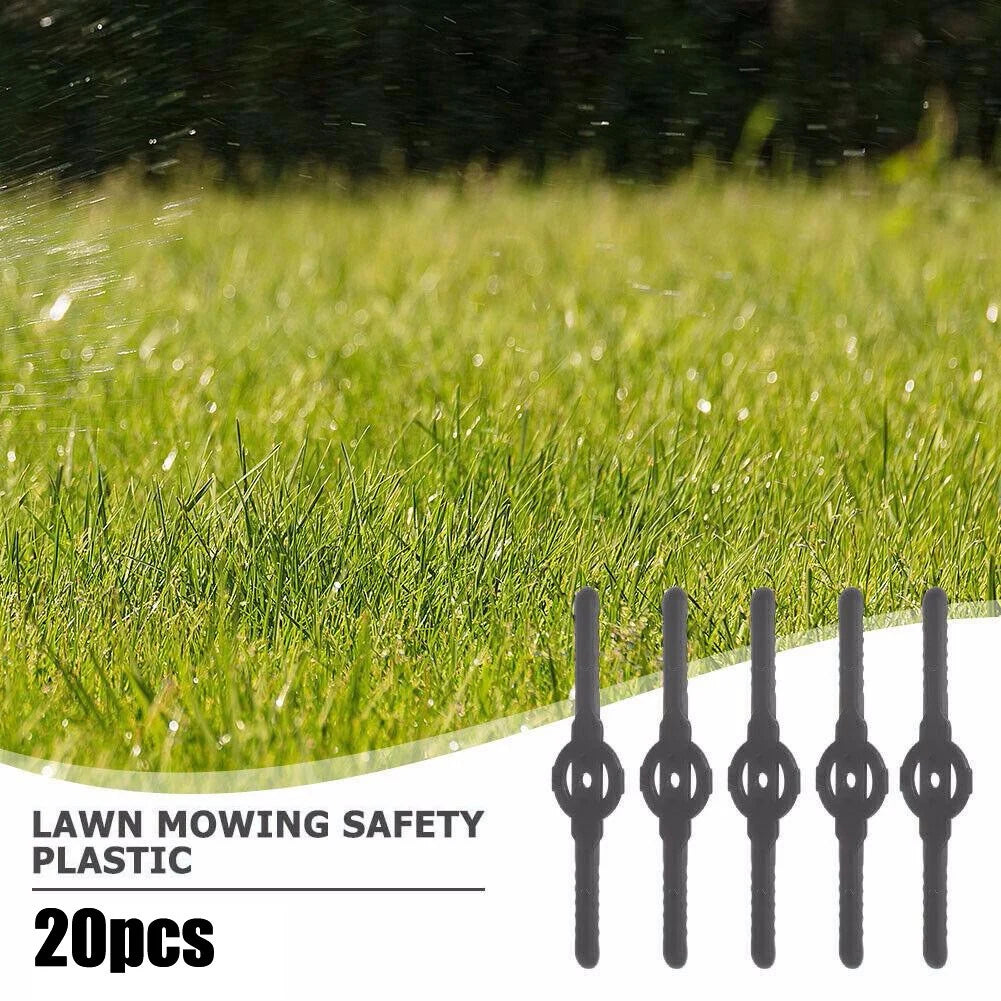 20Pcs Plastic Replacement Blades for Cordless Grass Trimmer Trimmer Replacement Blades Babs