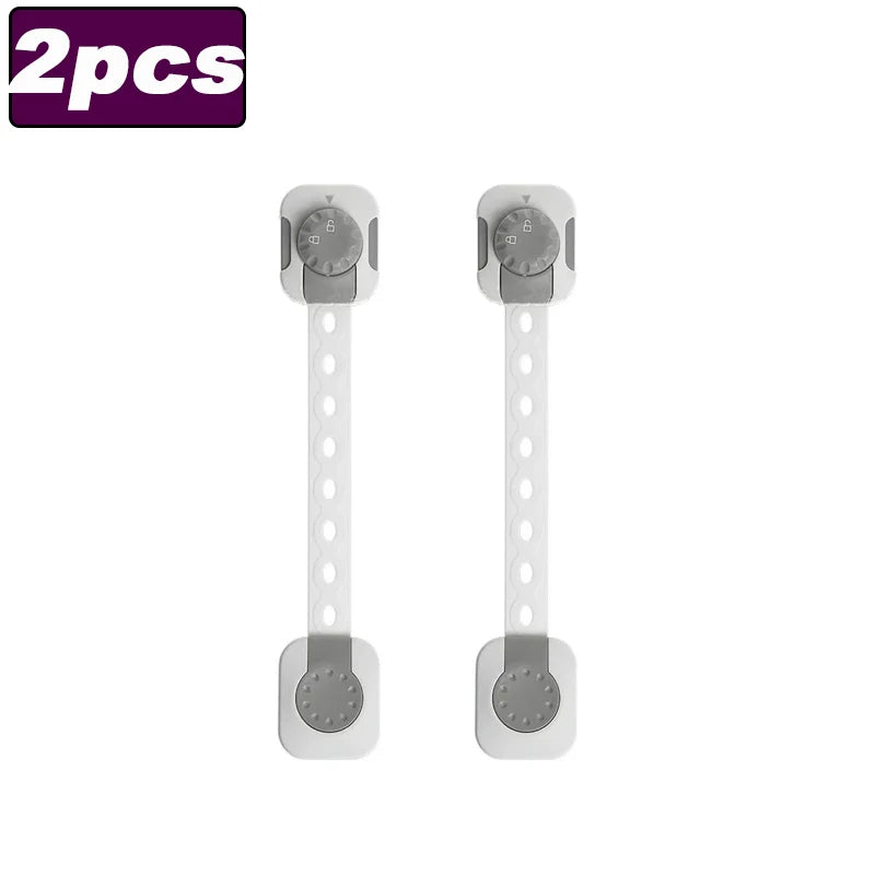 Baby Drawer & Cabinet Safety Locks – Child Proof Latches 1-2 Pack Child Safety Lock Babs Gray-2pcs