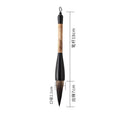 Large Chinese Calligraphy Brush – Sheep & Wolf Hair, Wooden Pole Calligraphy Brush Babs 1PC Bear Hair
