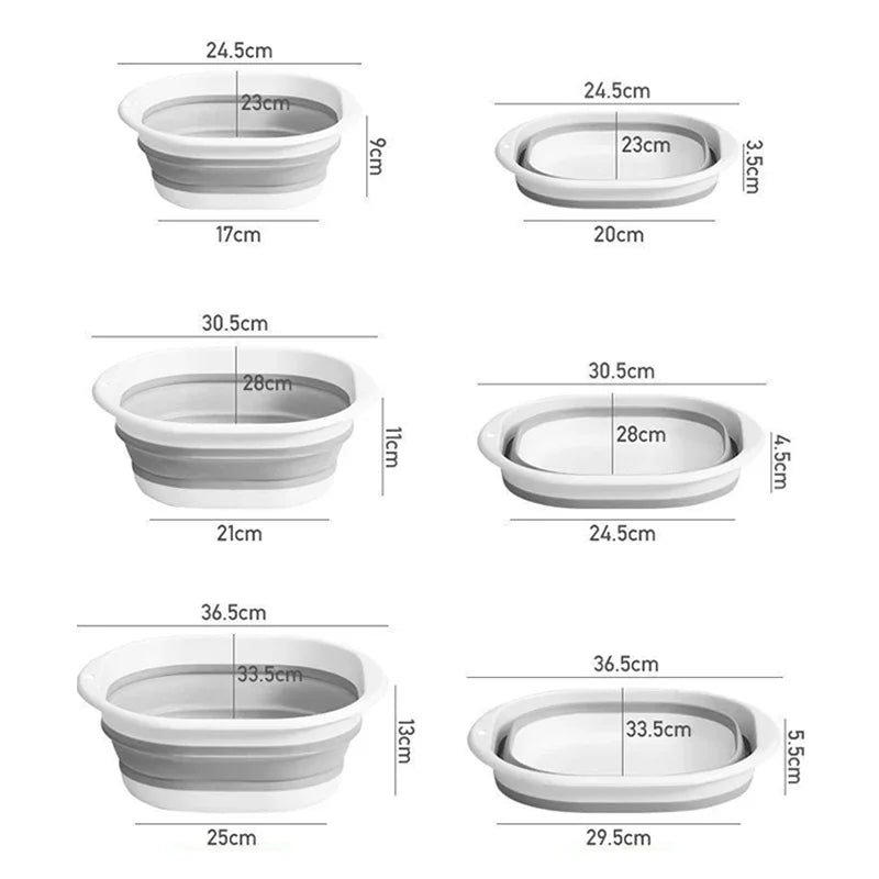 Collapsible Wash Basin Tub – Lightweight Folding Washbasin Collapsible Wash Basin Babs