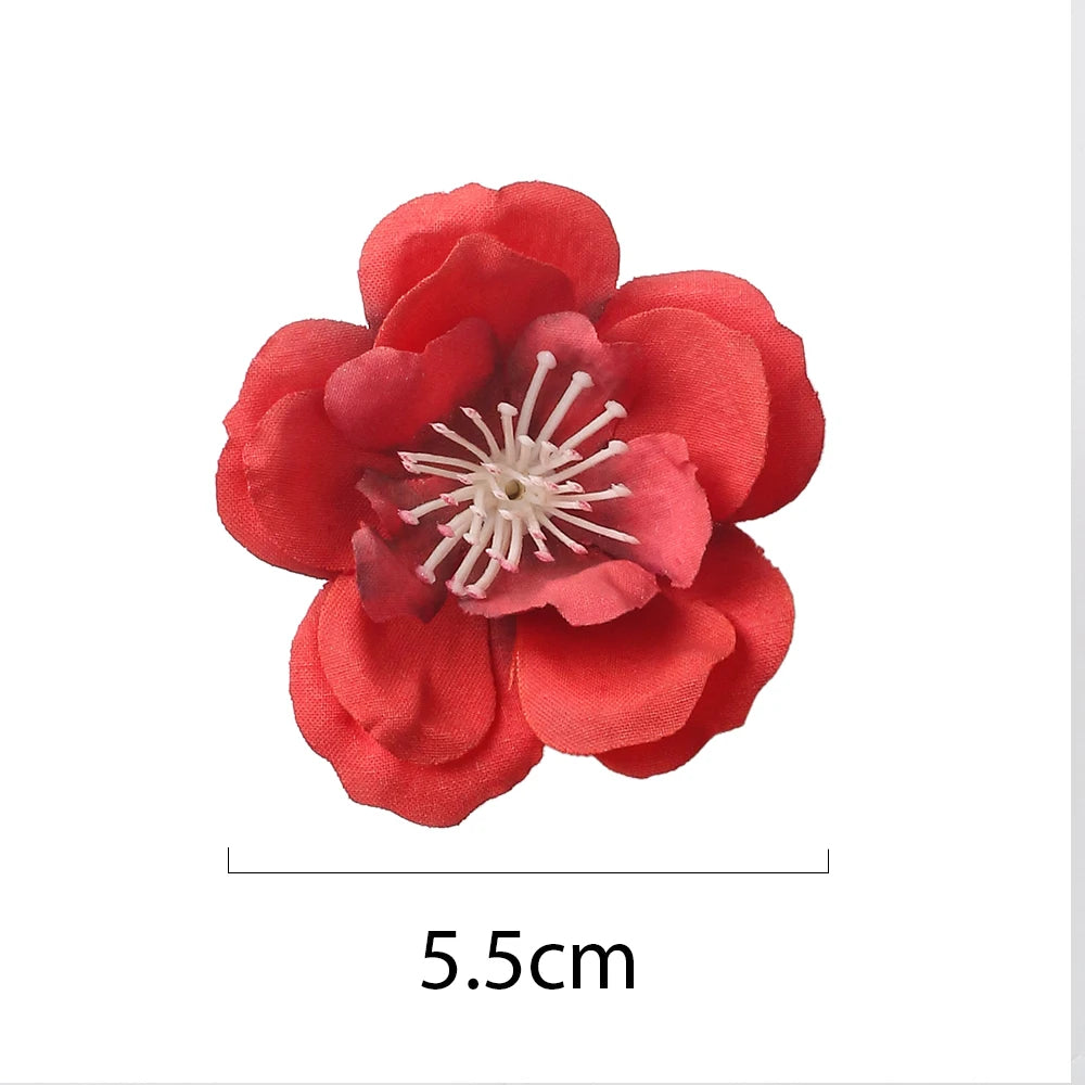 20/50Pcs Artificial Silk Rose Flower Heads – DIY Wedding Decor Artificial Flower Heads Babs
