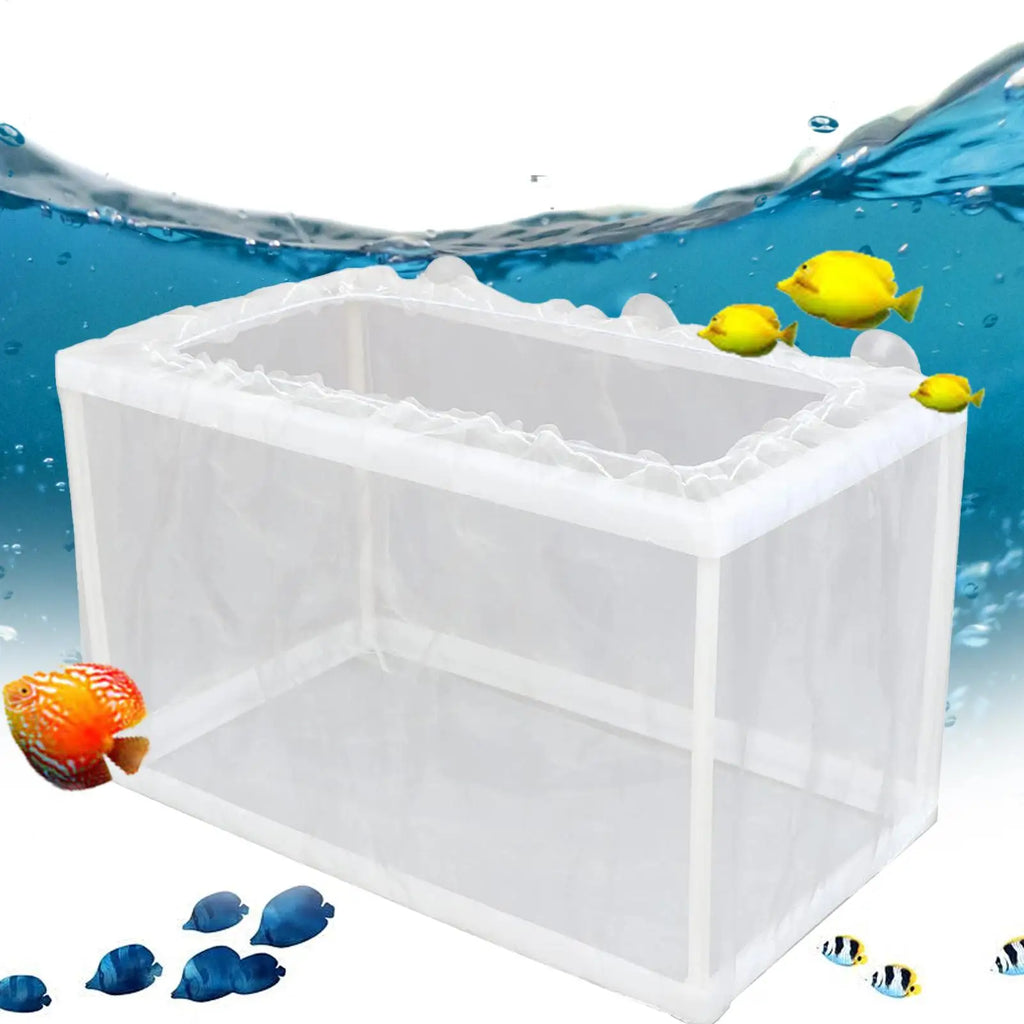 Fish Breeder Box – Aquarium Fry Hatchery & Isolation Net Tank Aquarium Breeder Box Babs