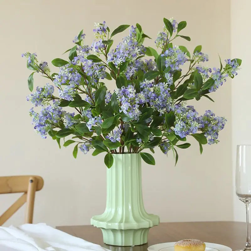 Silk Artificial Lilac Bouquet – Wedding & Home Floral Décor Artificial Flower Bouquet Babs