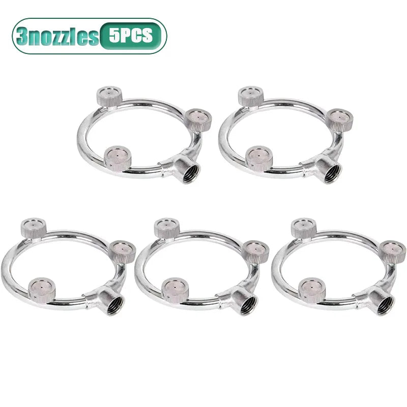 High Pressure Atomizing Nozzle Ultra Fine Spray Tips for Garden Garden Spray Nozzle Babs 3nozzles-5PCS