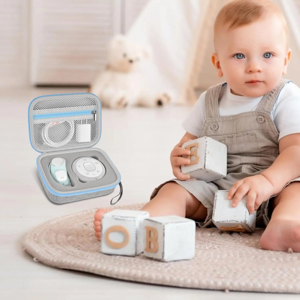 Paiyule Case for Eufy Baby Smart Sock Monitor | Polyester Bag Baby Monitor Case Babs