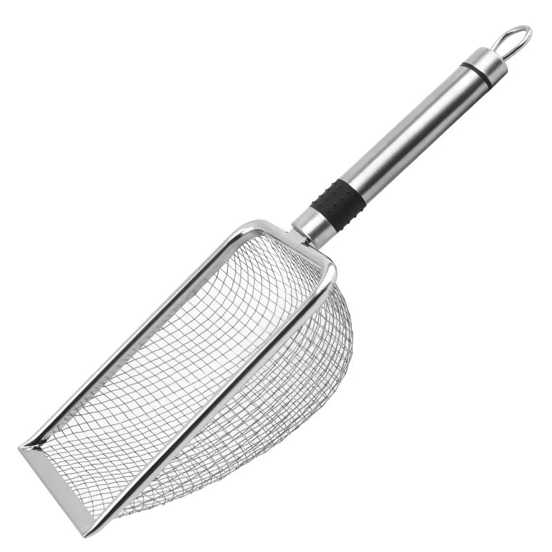 Stainless Steel Cat Litter Scoop – Rust-Proof Pet Sifter Shovel Cat Litter Scoop Babs
