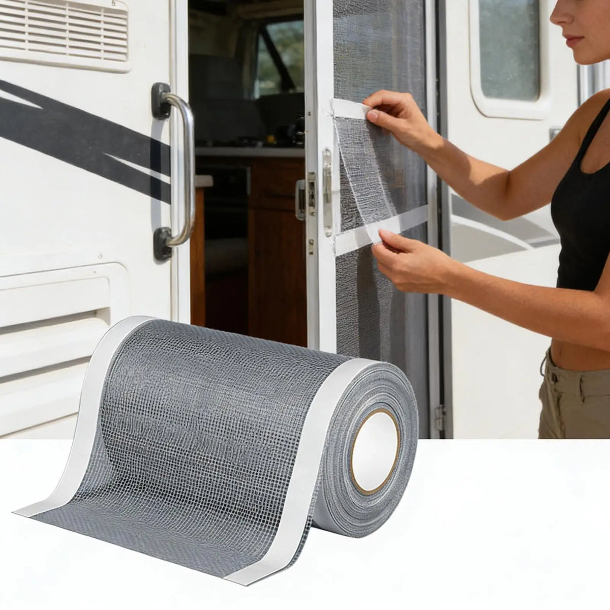 Self-Adhesive Window Screen Repair Mesh Tape – Insect Net Screen Repair Tape Babs