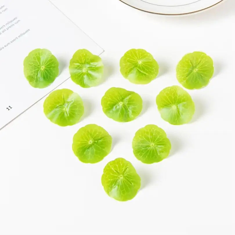 50/100pcs Artificial Green Lotus Leaves – Wedding & Garden Decor Artificial Decorative Leaves Babs