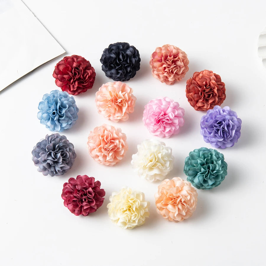 Silk Carnation Artificial Flowers for Wedding & DIY Decor 10/20Pcs Artificial Silk Flowers Babs