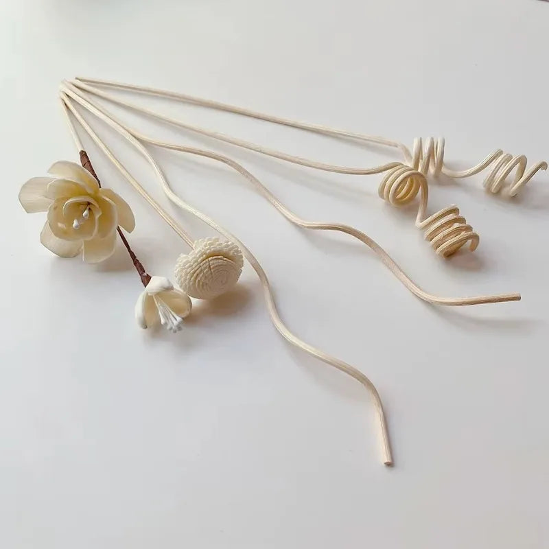 Flower Rattan Aromatherapy Diffuser Sticks 5/6 Pcs Home Decor Reed Diffuser Sticks Babs