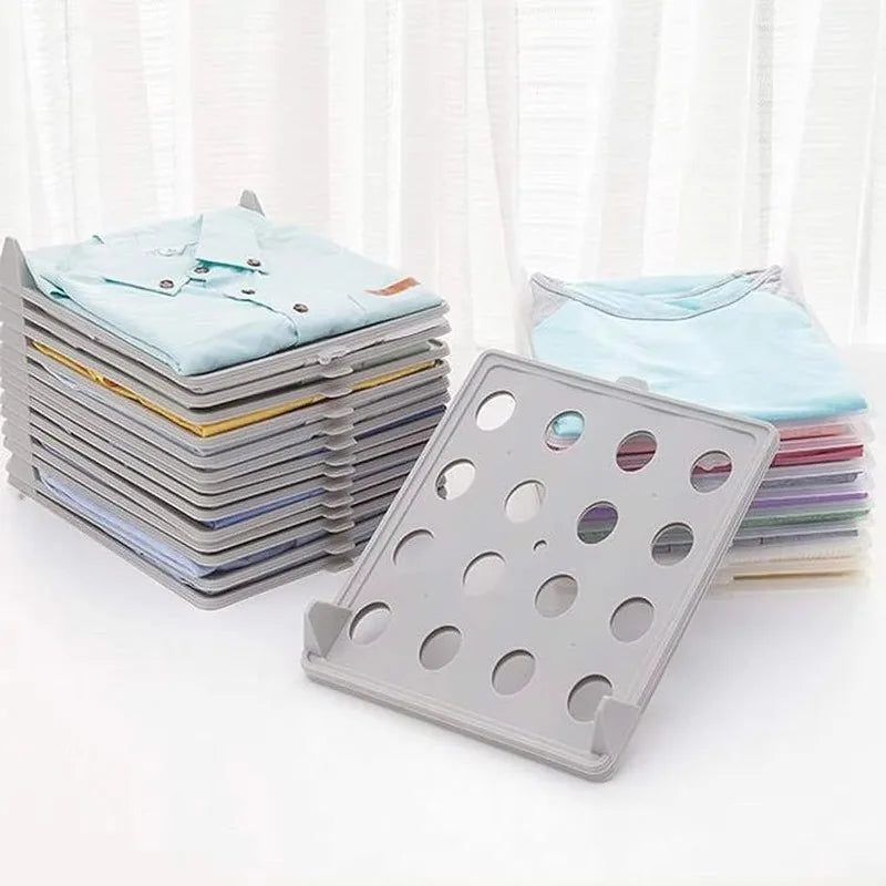 T-Shirt Folder Board & Stackable Wardrobe Dividers – 1/5pcs Wardrobe Organizer Babs